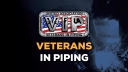 United Association Veterans in Piping logo
